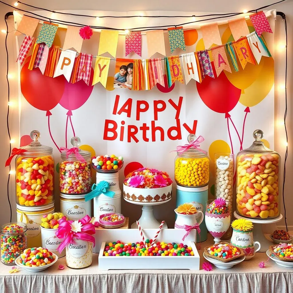 DIY Candy Buffet Decorations & Favors: BudgetFriendly Ideas for Birthday Parties