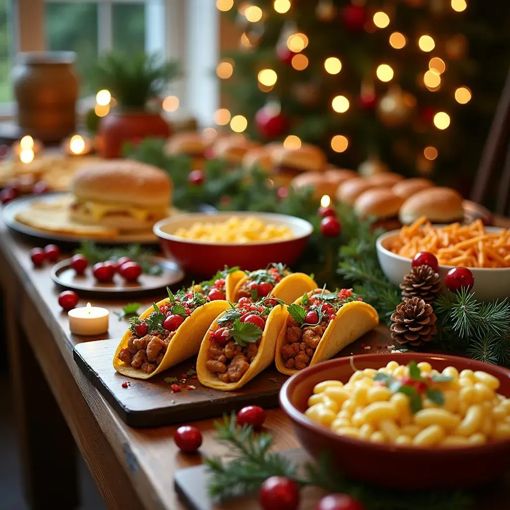 DIY Christmas Buffet Food and Decor Ideas