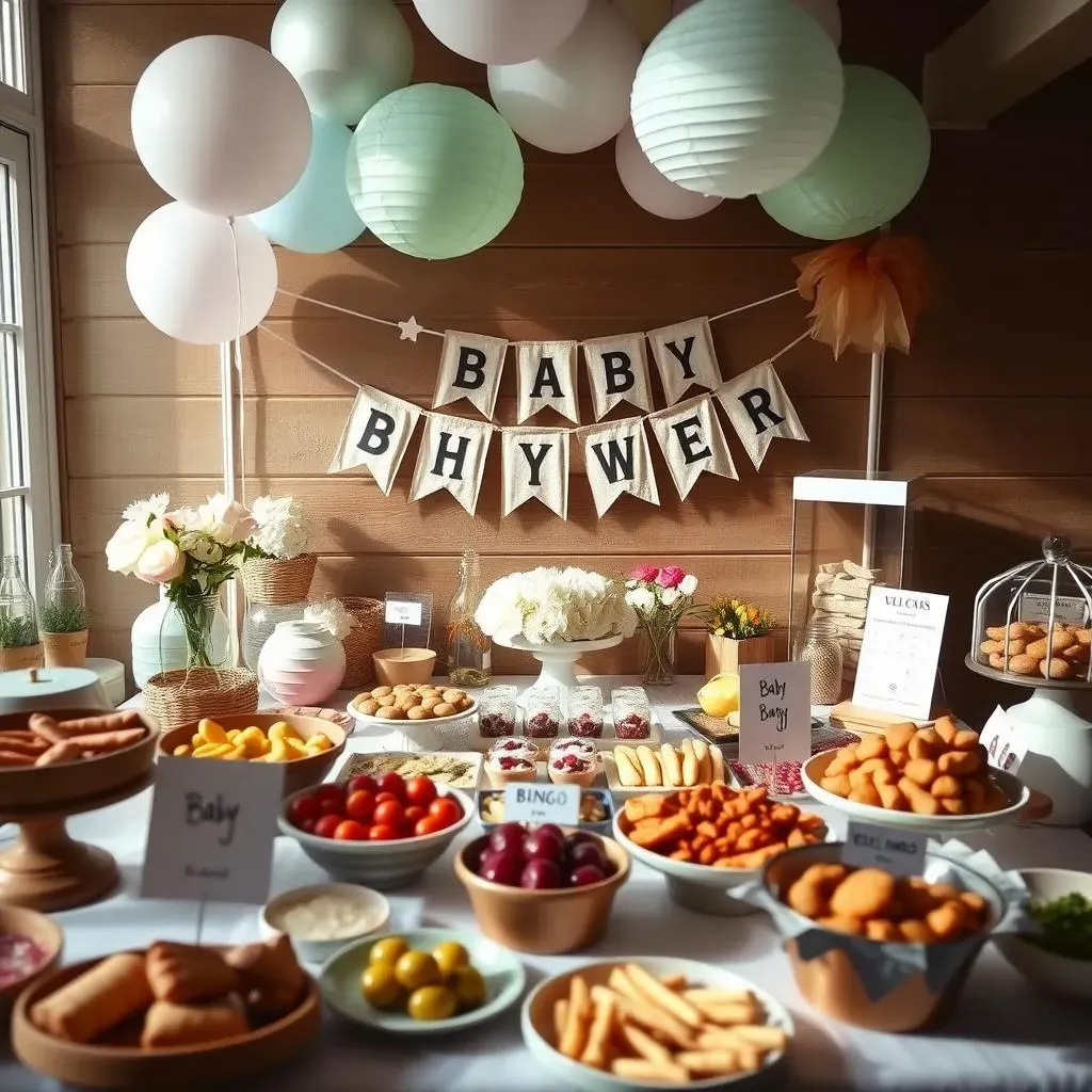 DIY Decorations and Games to Save Money on Your Baby Shower Buffet