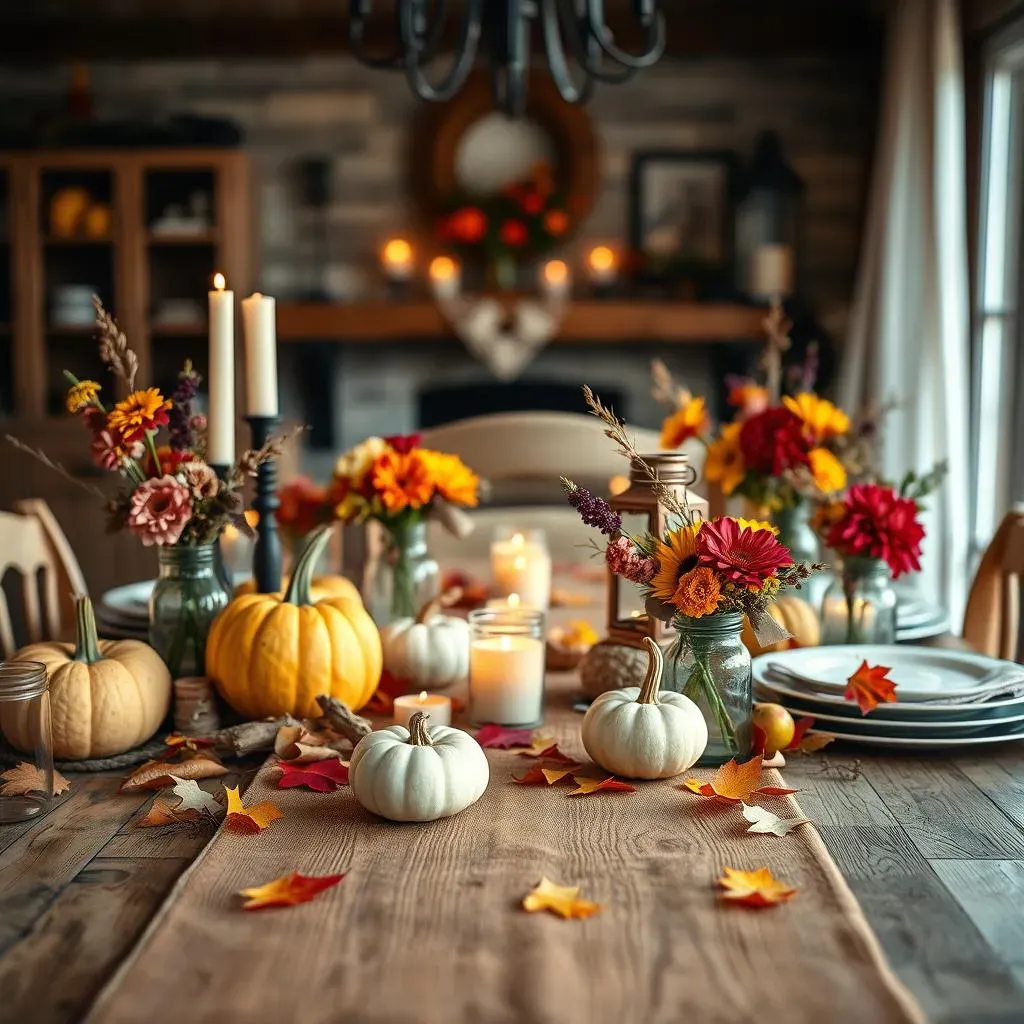 DIY Decorations and Table Setting Ideas for a Stunning Buffet (See our DIY Thanksgiving buffet setup guide!)