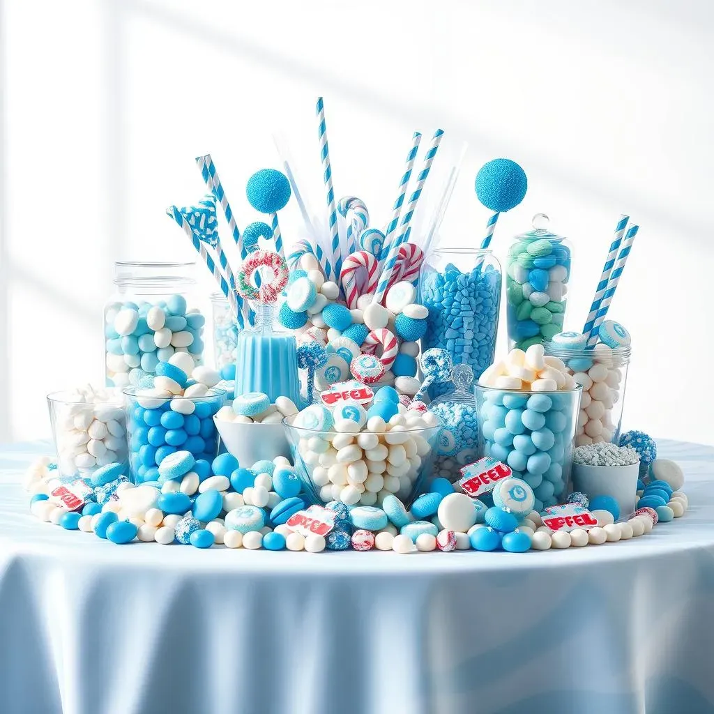 Dreaming in Blue and White: Stunning Candy Buffet Ideas