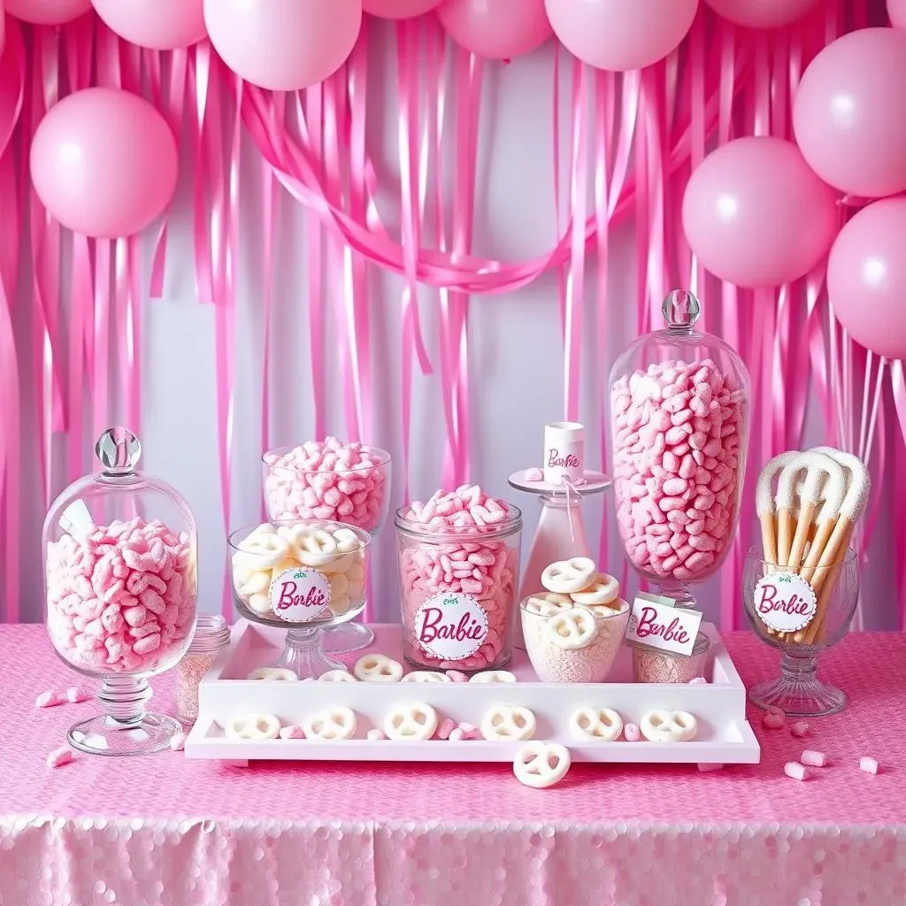 Dreamy Barbie Candy Buffet Ideas