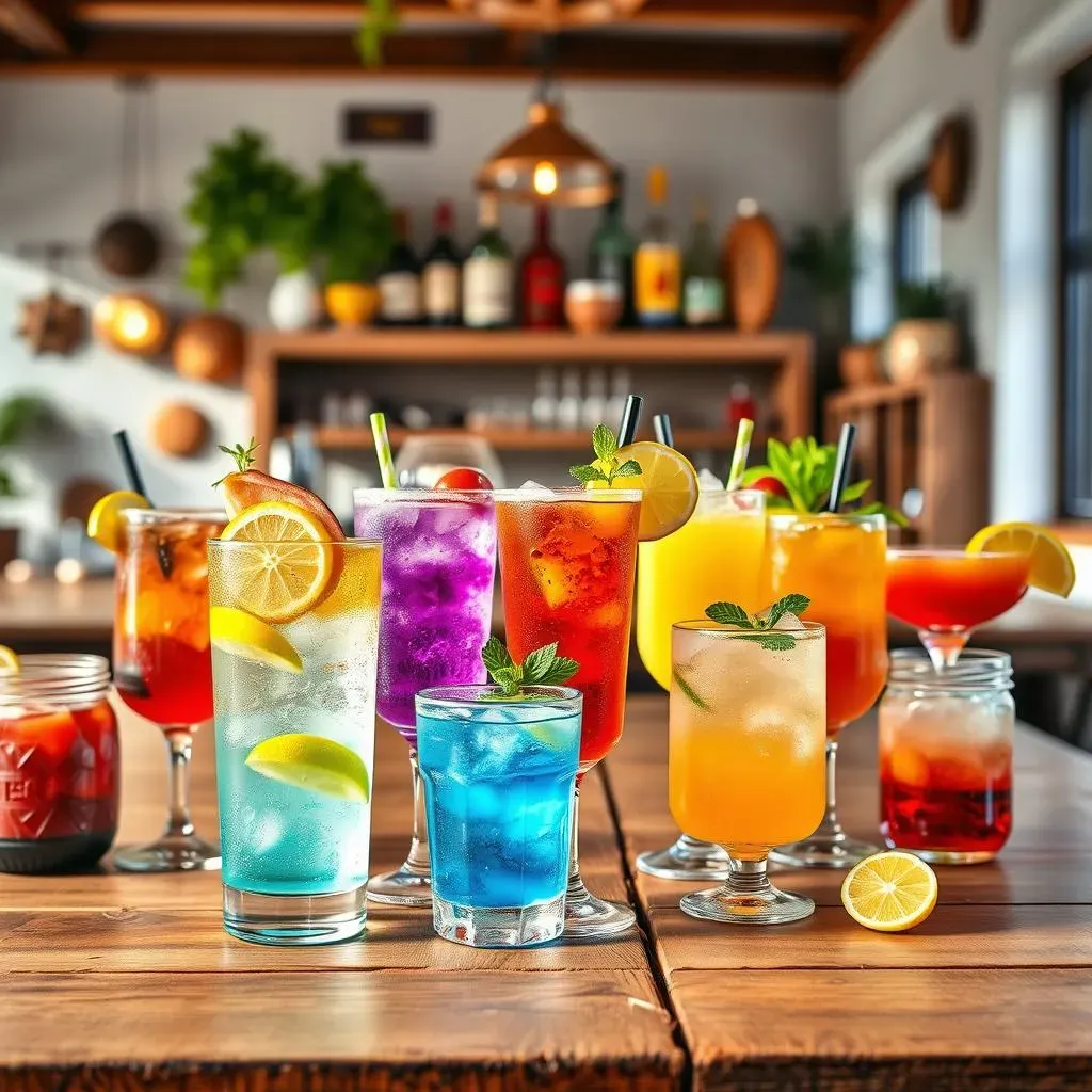 Drink Bar Delights for Your Sample Brunch Buffet Menu