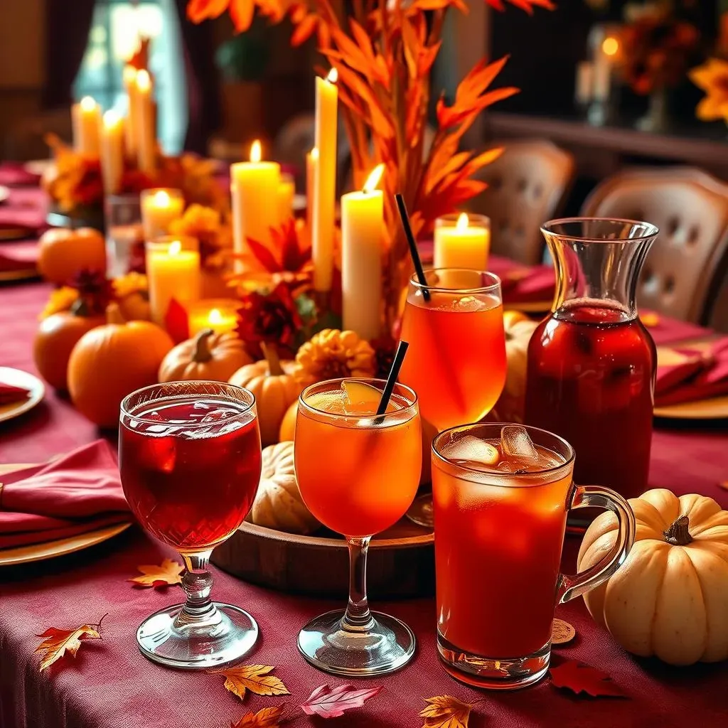 Drinks and Ambiance: Setting the Mood for your Autumn Brunch Buffet