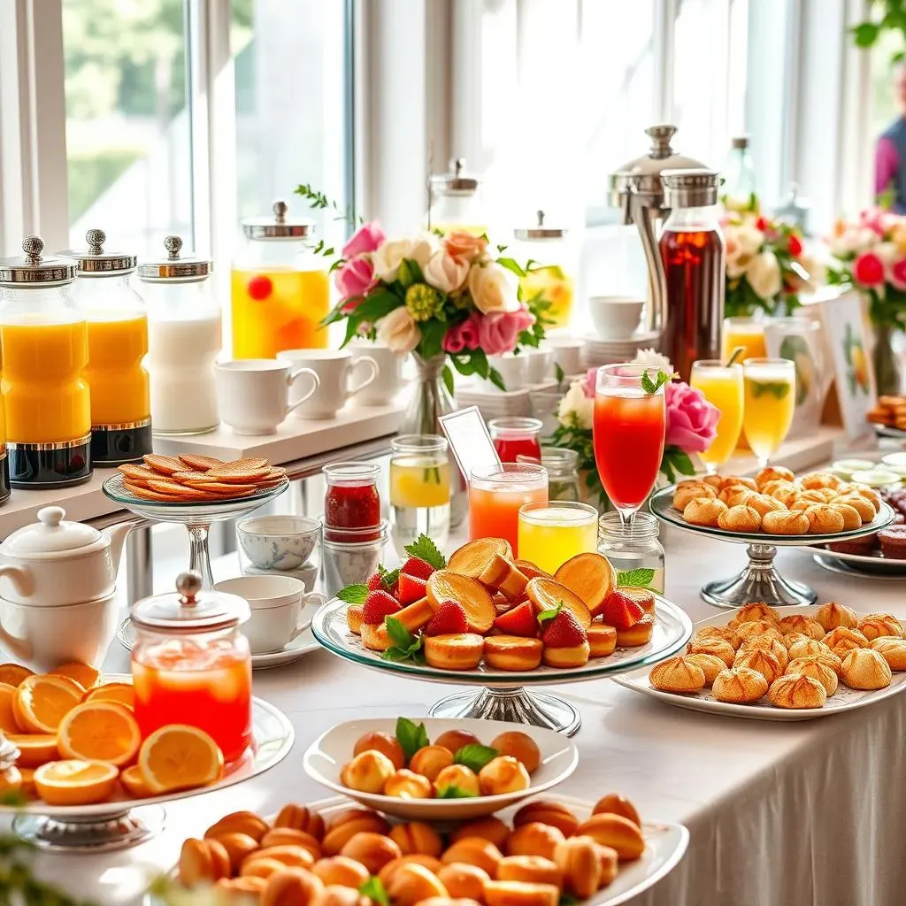  Drinks and More: Completing Your Wedding Brunch Buffet Ideas