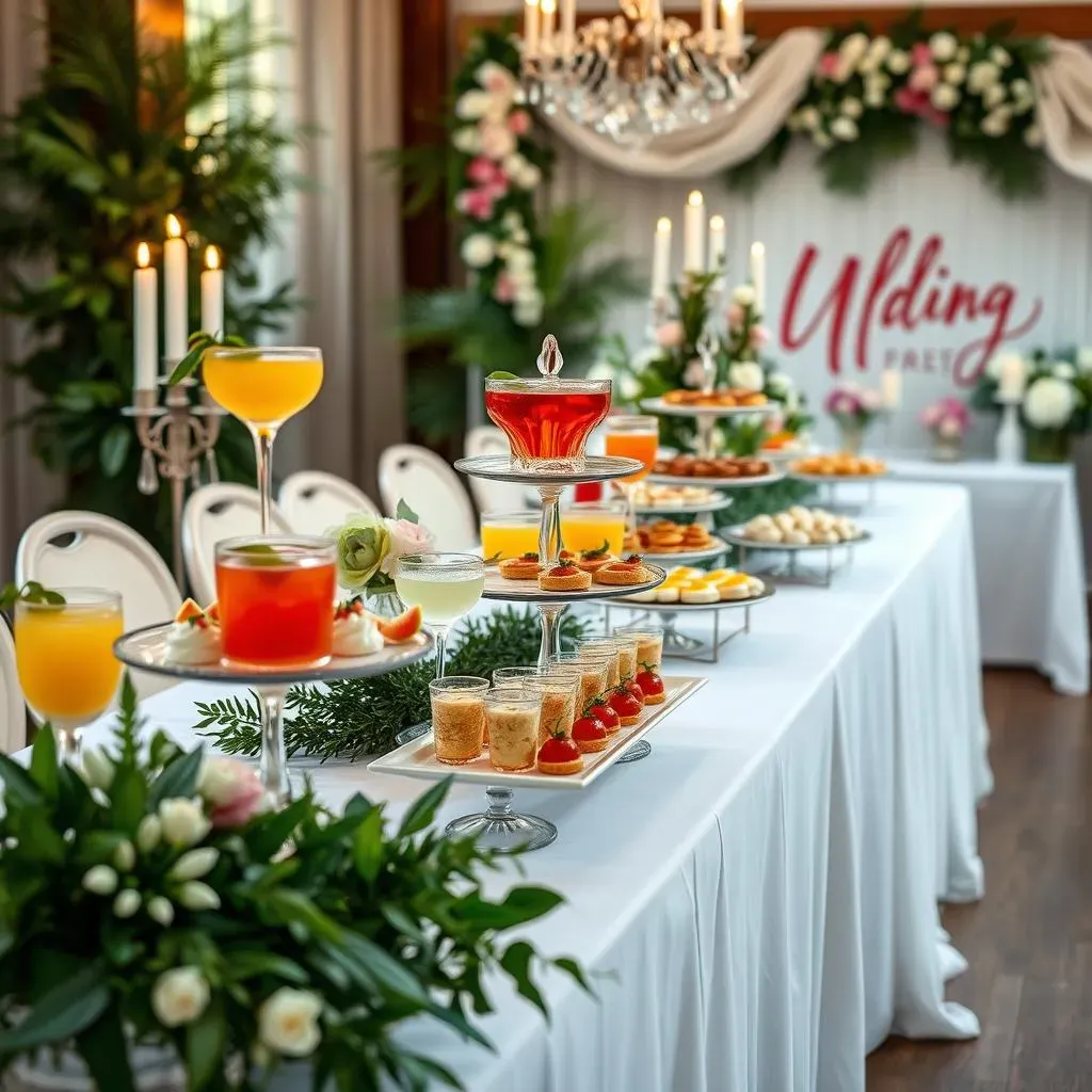Drinks & Details: Rounding Out Your Wedding Shower Buffet