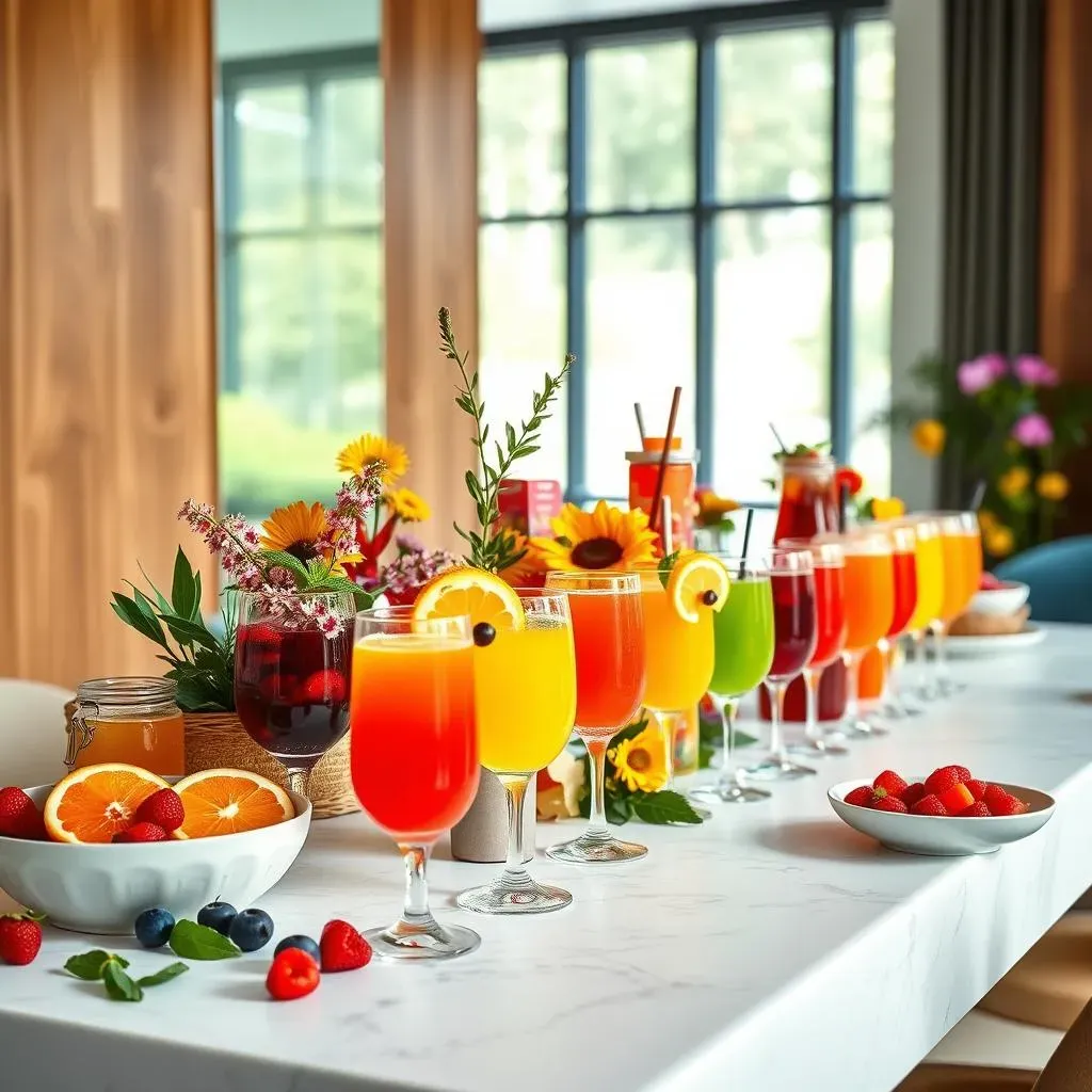 Easy Drink Bar Ideas for Your Brunch Buffet