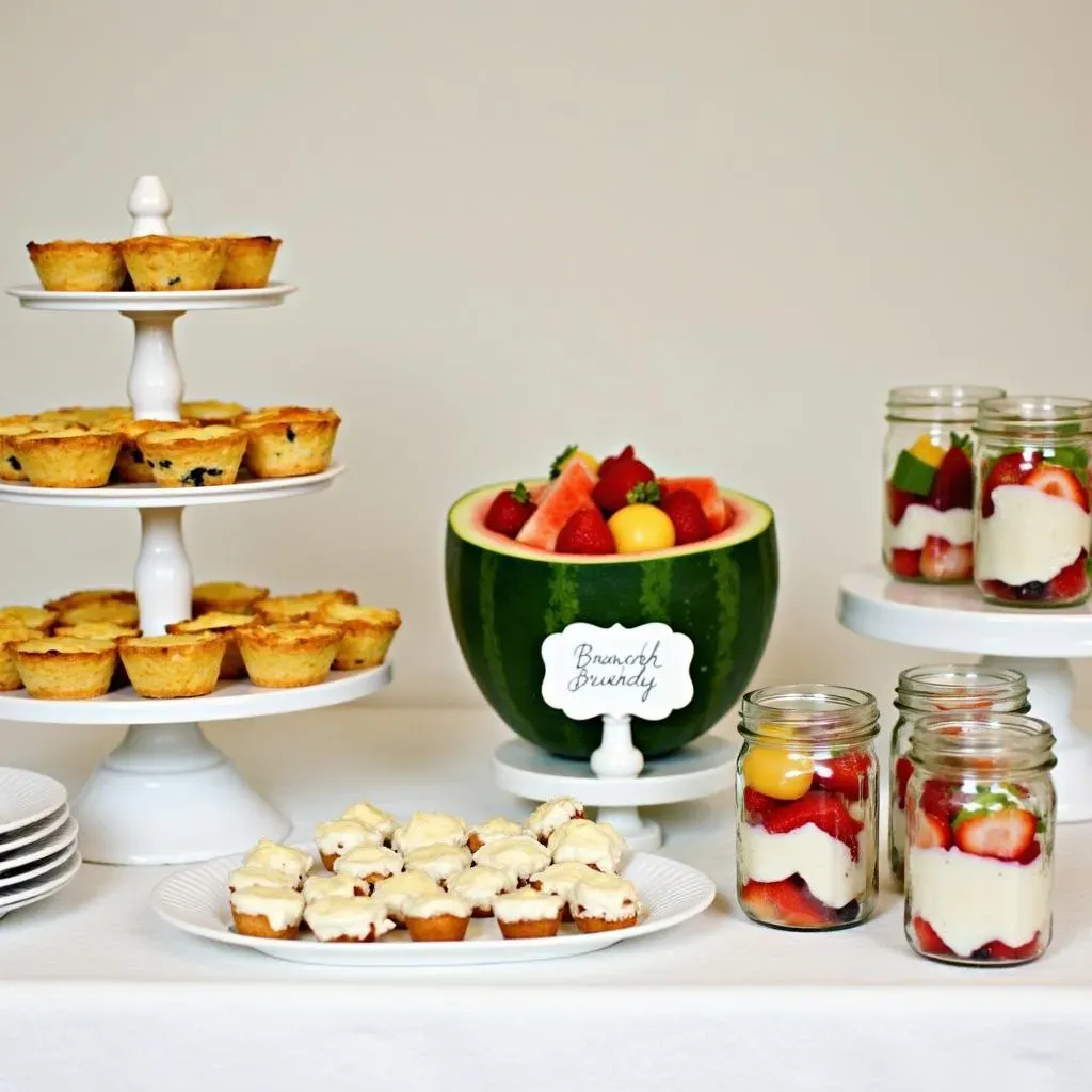 Easy & Elegant:  Brunch Buffet Food Display Ideas