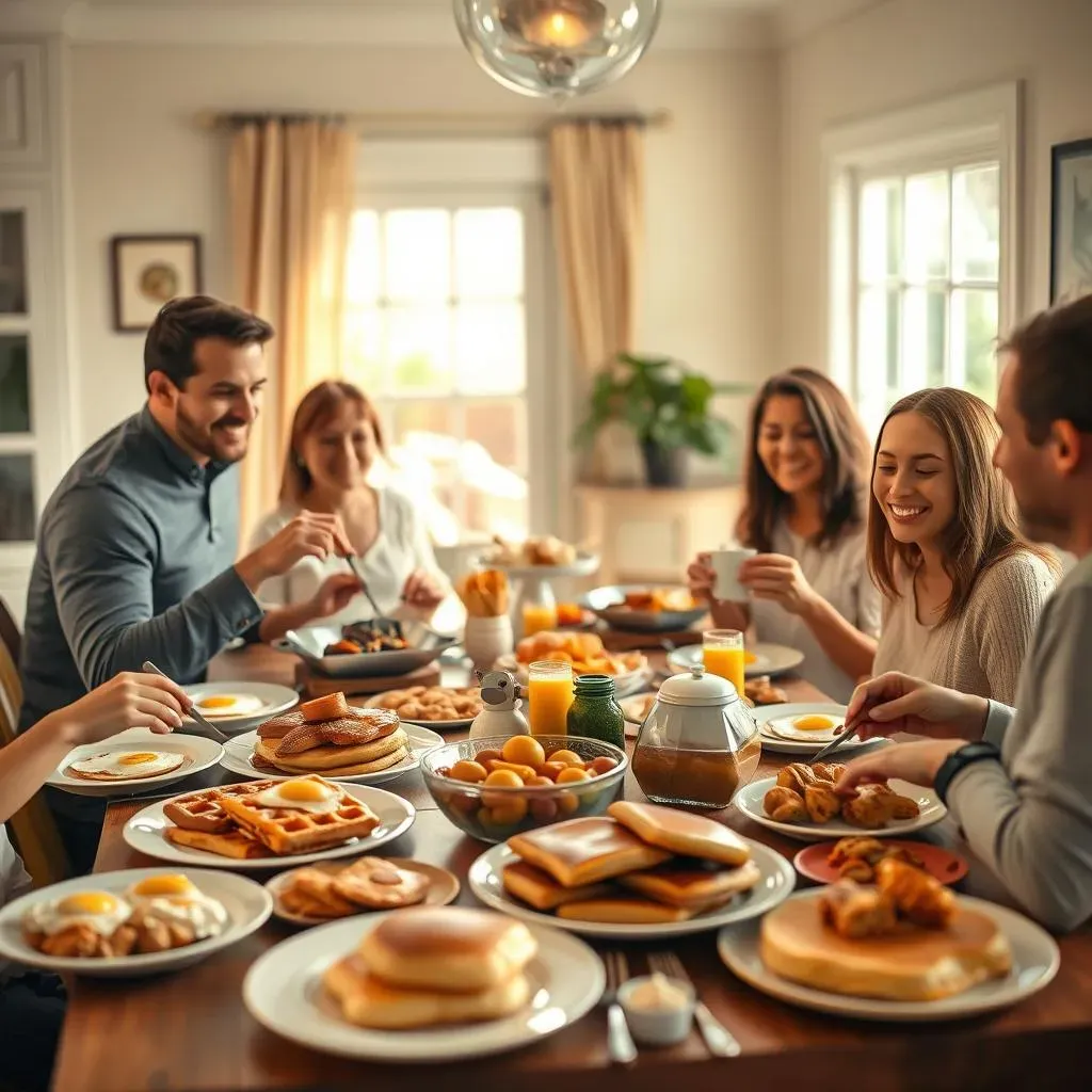 Enjoying Your Homemade Buffet Breakfast