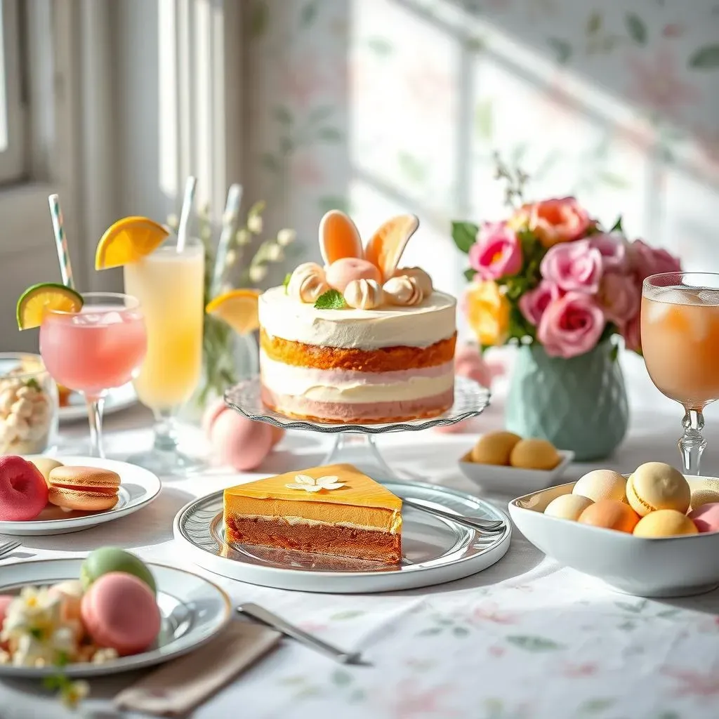 Festive Drinks and Desserts for Your Easter Brunch Buffet