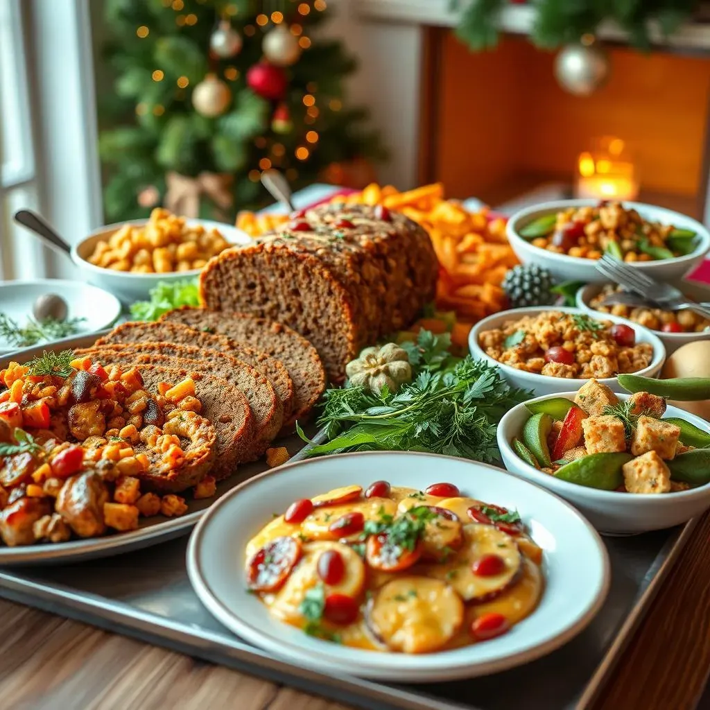 Festive Vegetarian Christmas Buffet Mains