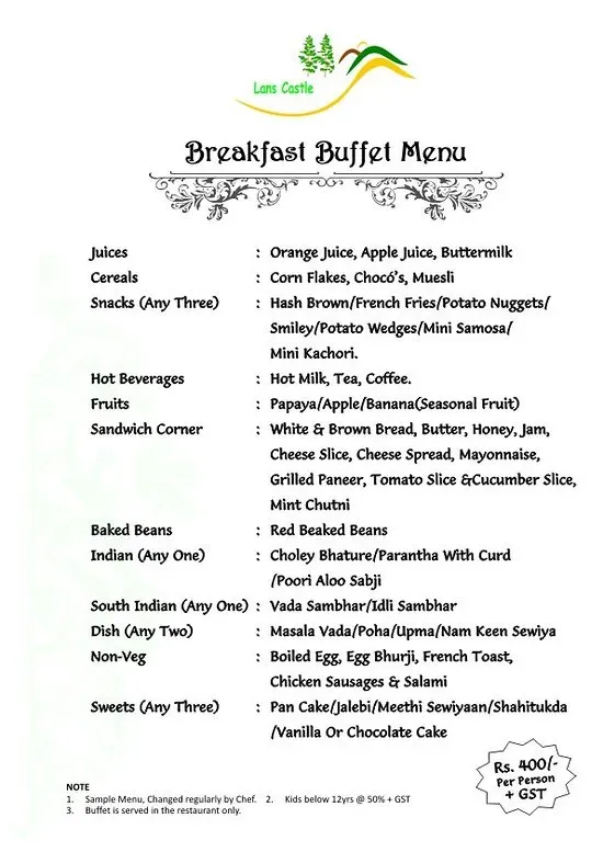 Finding the Best Breakfast Buffet Menu in 5 Star Hotel Near You