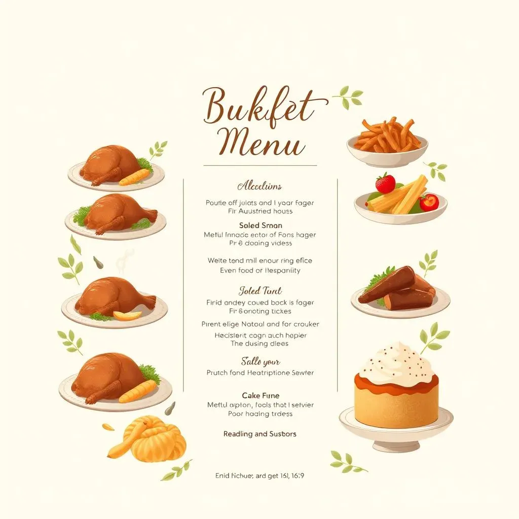 Finding the Perfect Buffet Wedding Menu Card Template