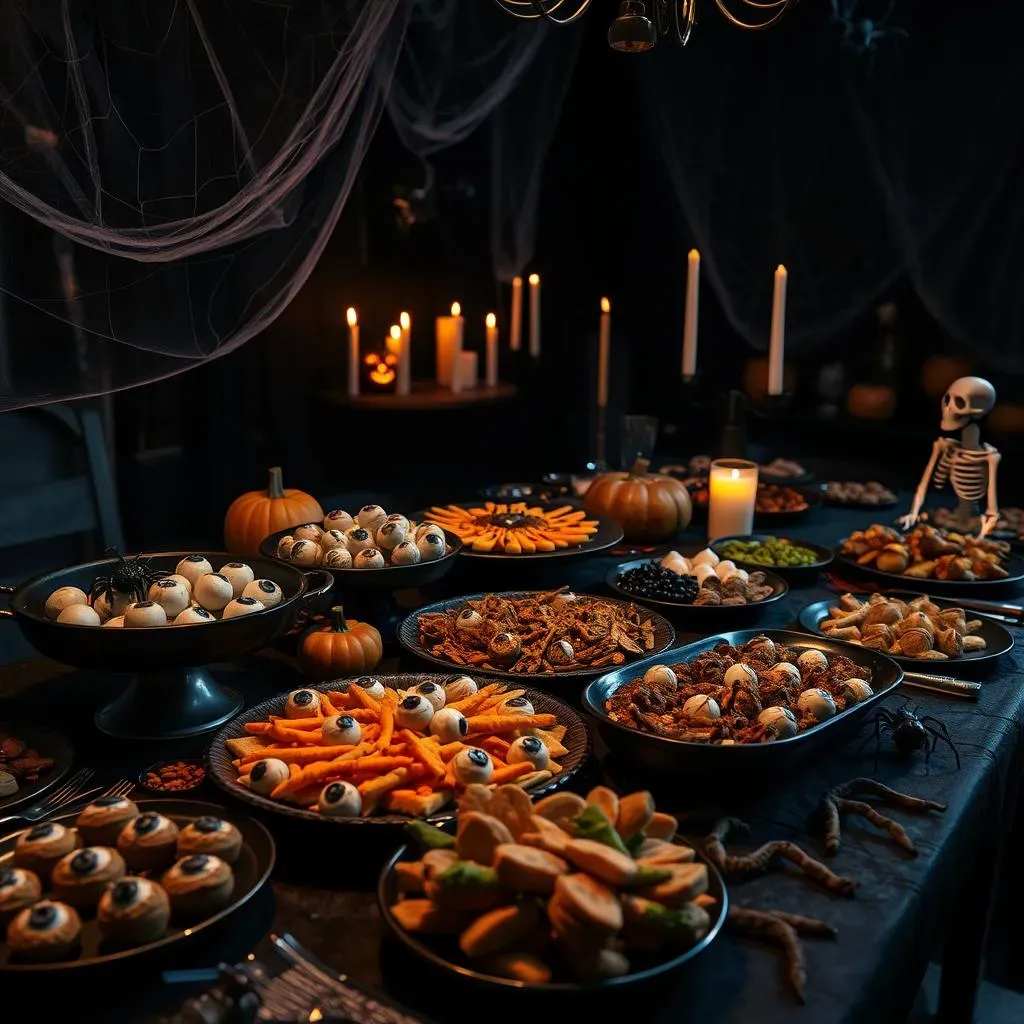 Awesome Halloween Buffet Ideas with Creepy Presentation