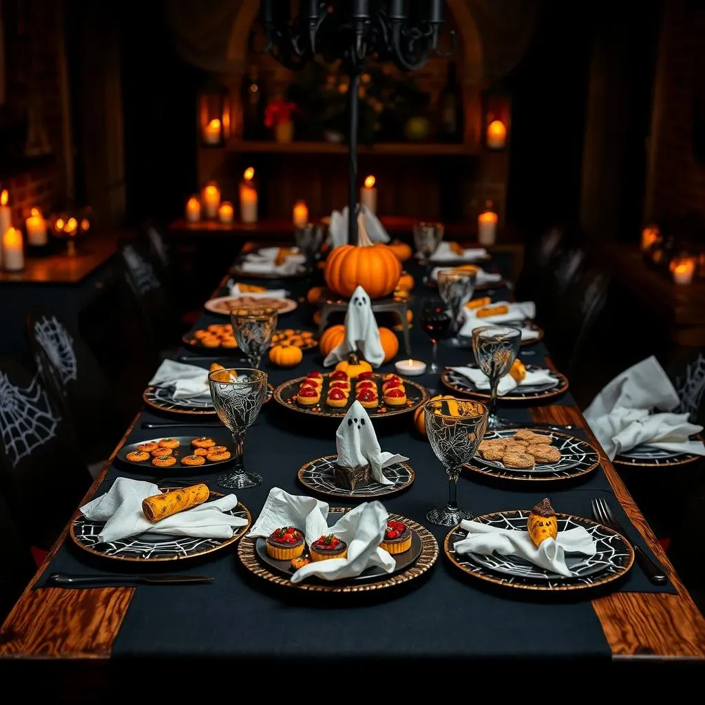 Awesome Halloween Buffet Ideas with Themed Tableware