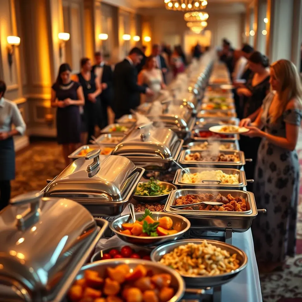 Handling the Crowd: Logistics for Your Buffet Wedding Food Main Course