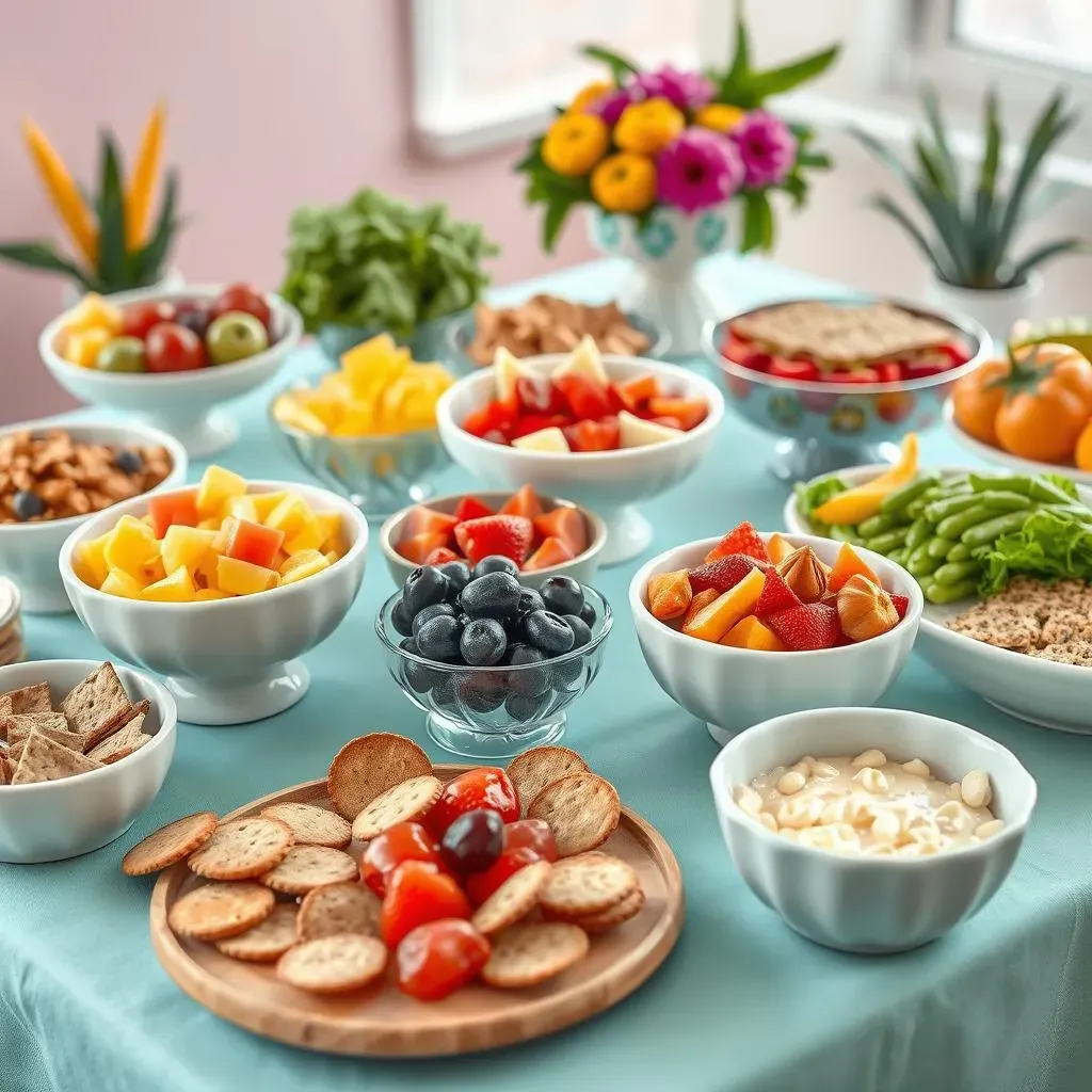 Amazing Healthy Baby Shower Buffet Ideas