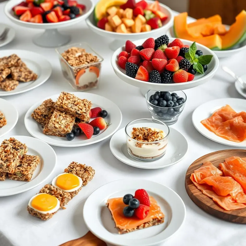 Healthy Brunch Buffet Options Incorporating Granola Bars