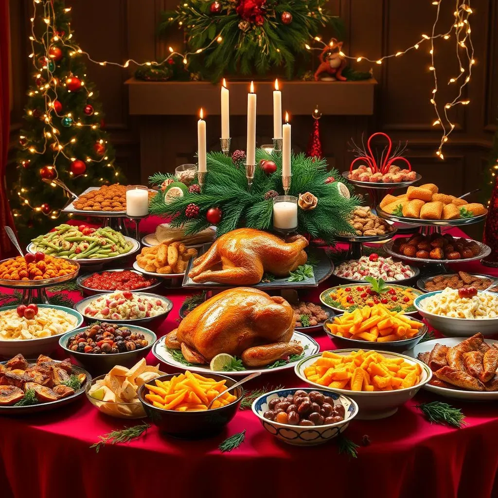 Impressive Festive Christmas Buffet Food Presentation Ideas