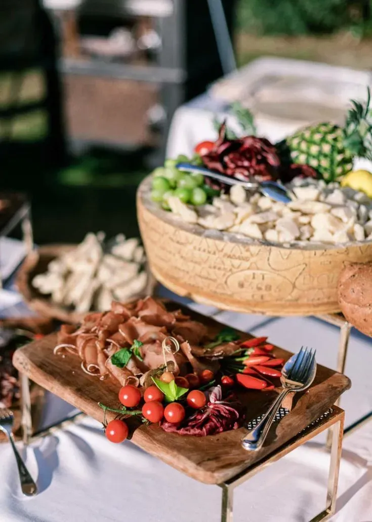 Creative italian wedding buffet menu ideas guests crave