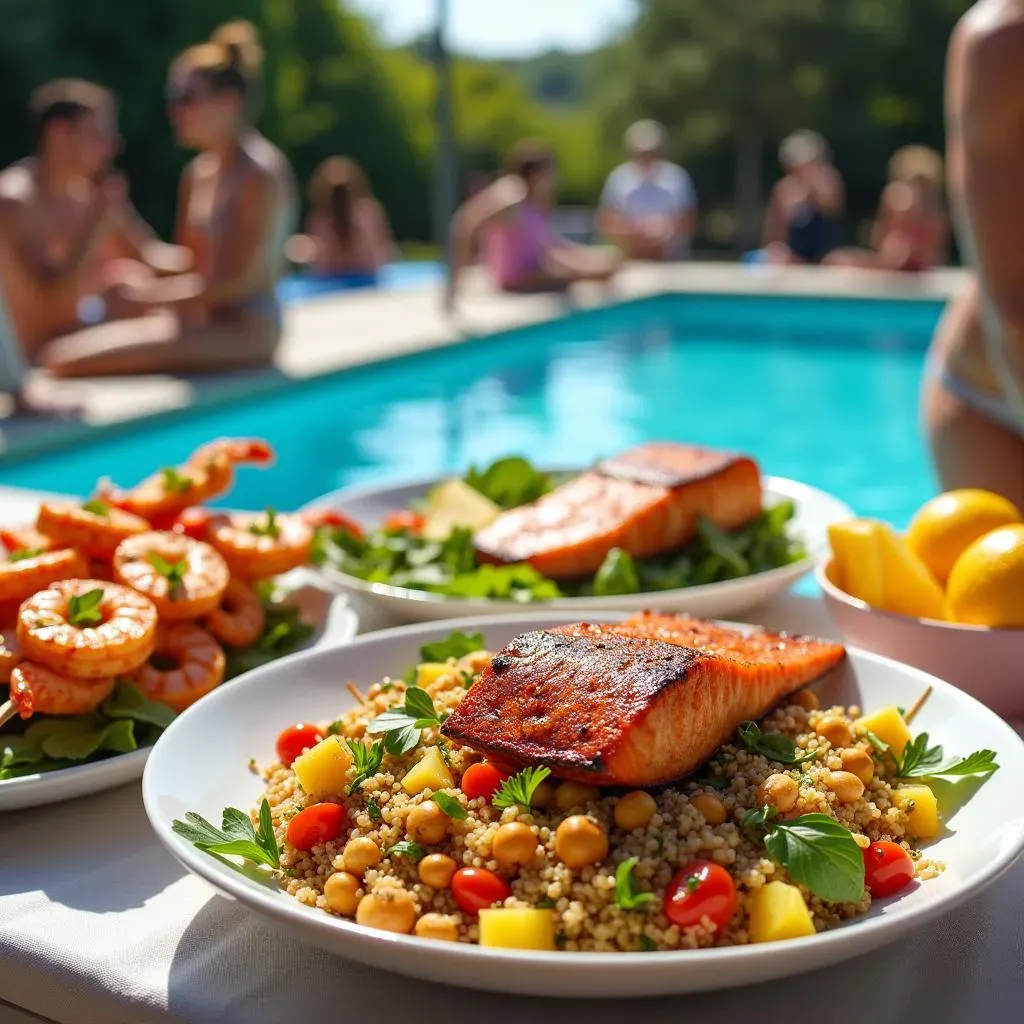 Main Course Marvels: Keeping it Light and Delicious at Your Pool Party