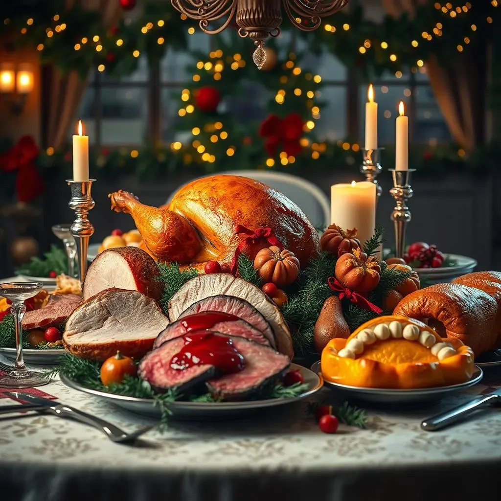 Main Course Masterpieces: Ideas for Your Christmas Buffet Table Centerpiece