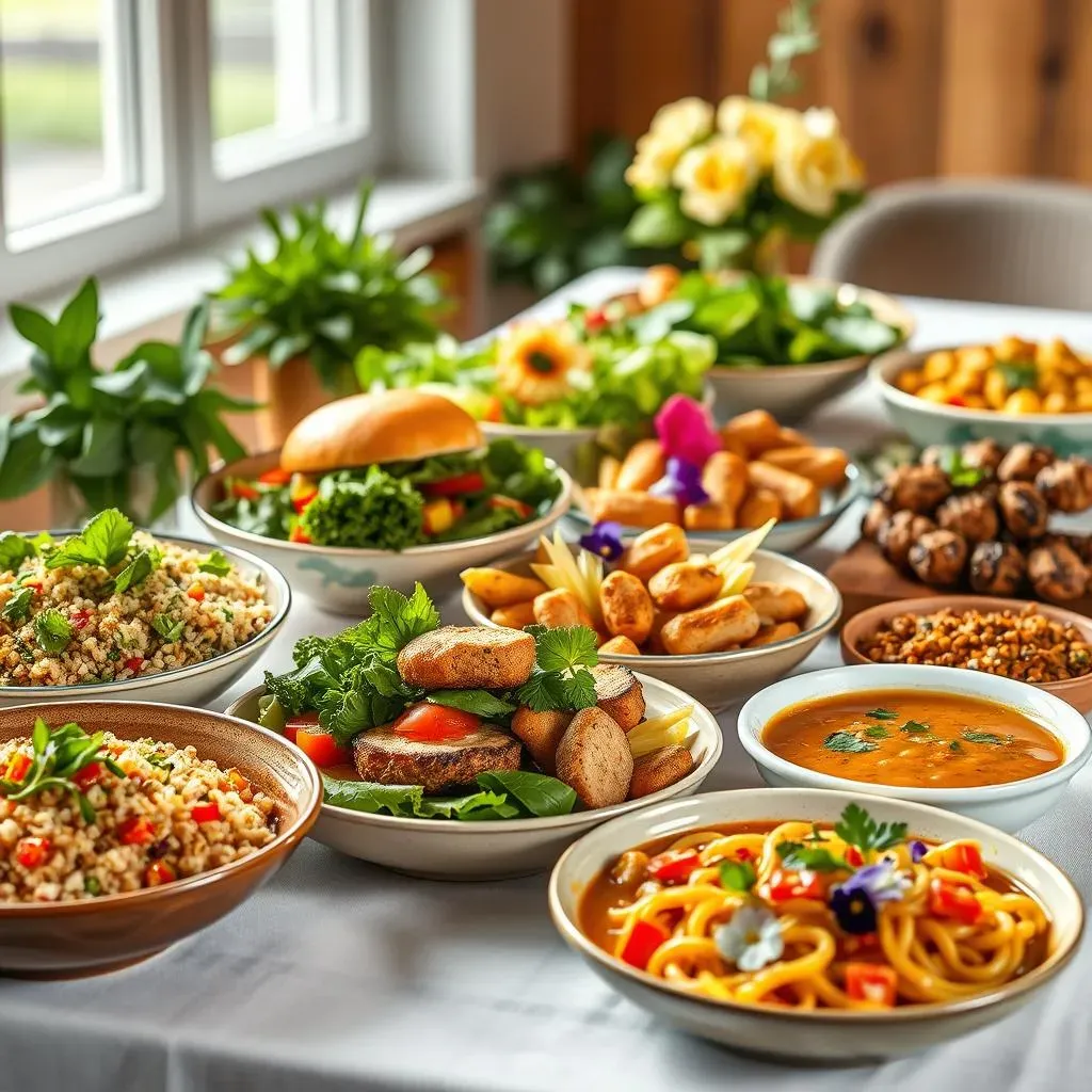 Main Course Options for a Healthy Baby Shower Buffet