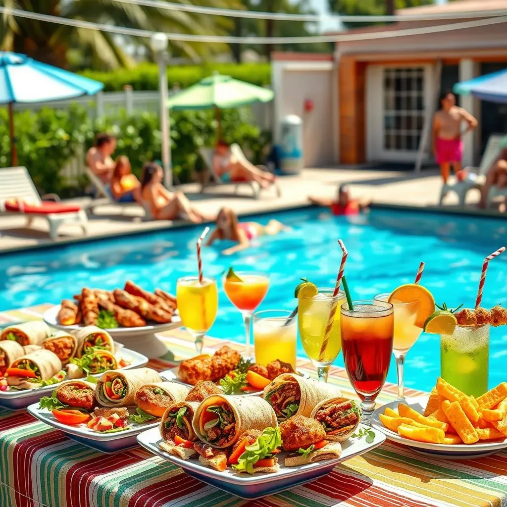 Making it Easy: Tips for a Smooth Pool Party Buffet & Drinks