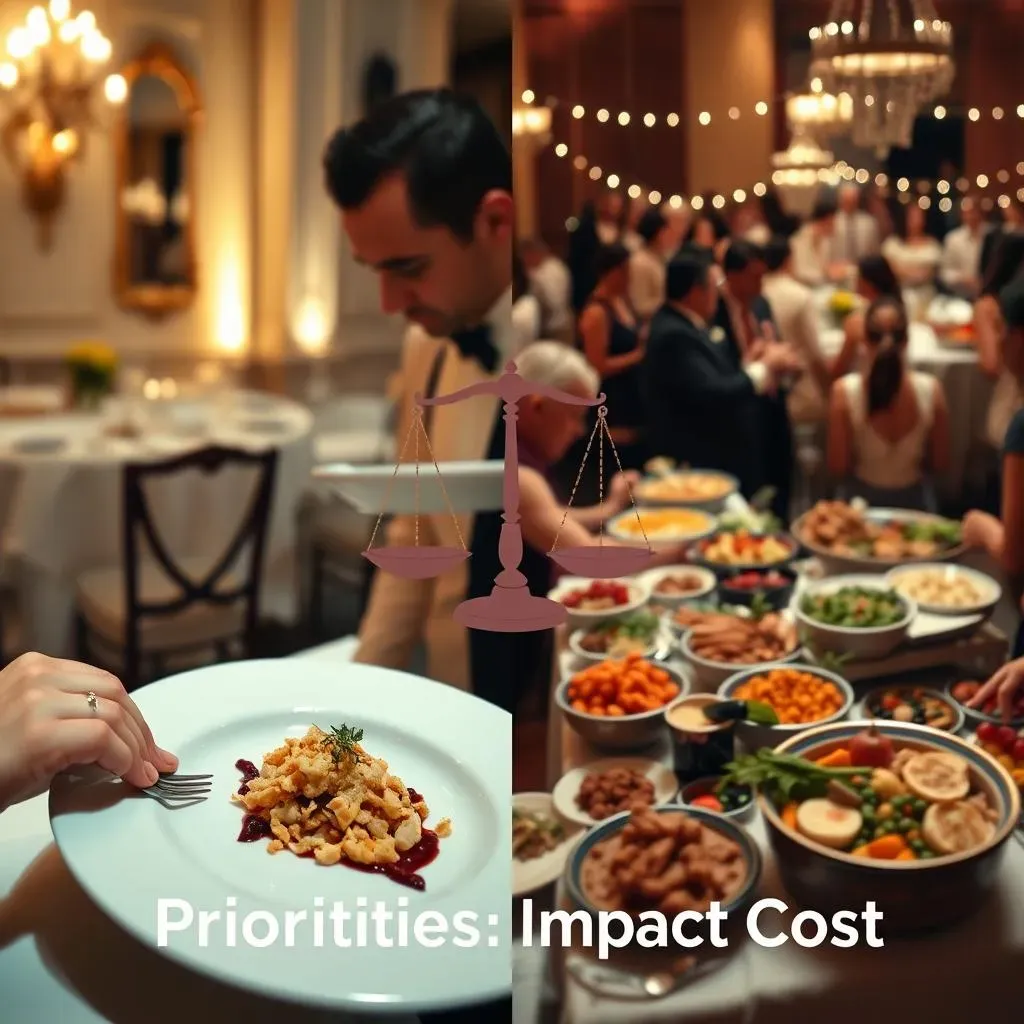 Making the Call: How Your Priorities Impact Wedding Buffet vs Plated Cost