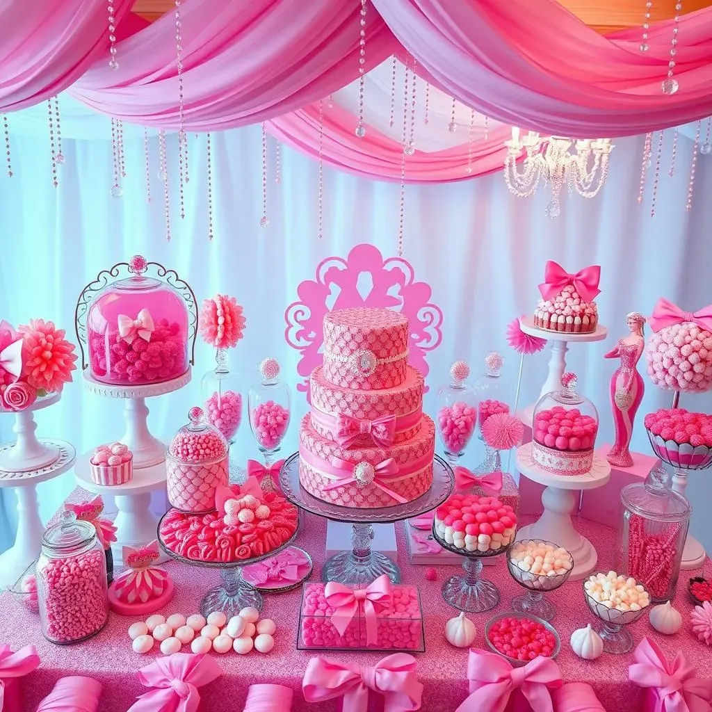 Making Your Barbie Candy Buffet Shine