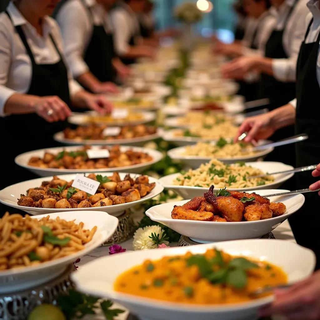Making Your Best Wedding Buffet Menu Shine: Logistics and Little Details