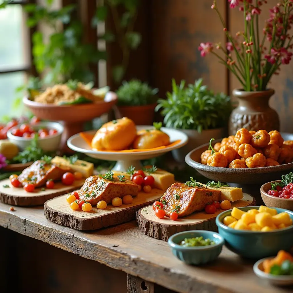 Making Your Buffet Style Wedding Food Presentation Shine