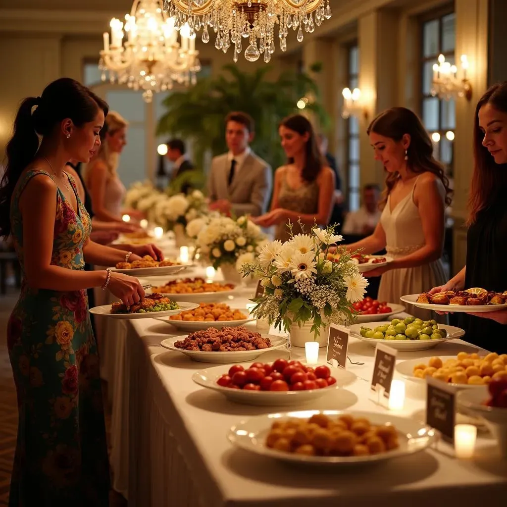 Making Your Buffet Wedding Flow Smoothly