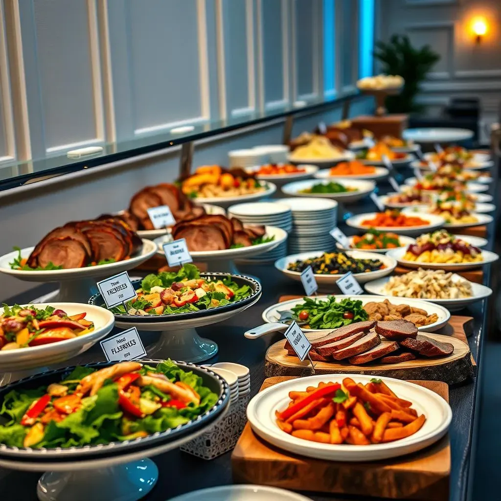 Making Your Buffet Wedding Food Main Course Shine: Presentation & Flow