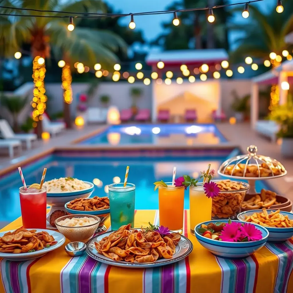 Making Your DIY Pool Party Buffet Setup Amazing