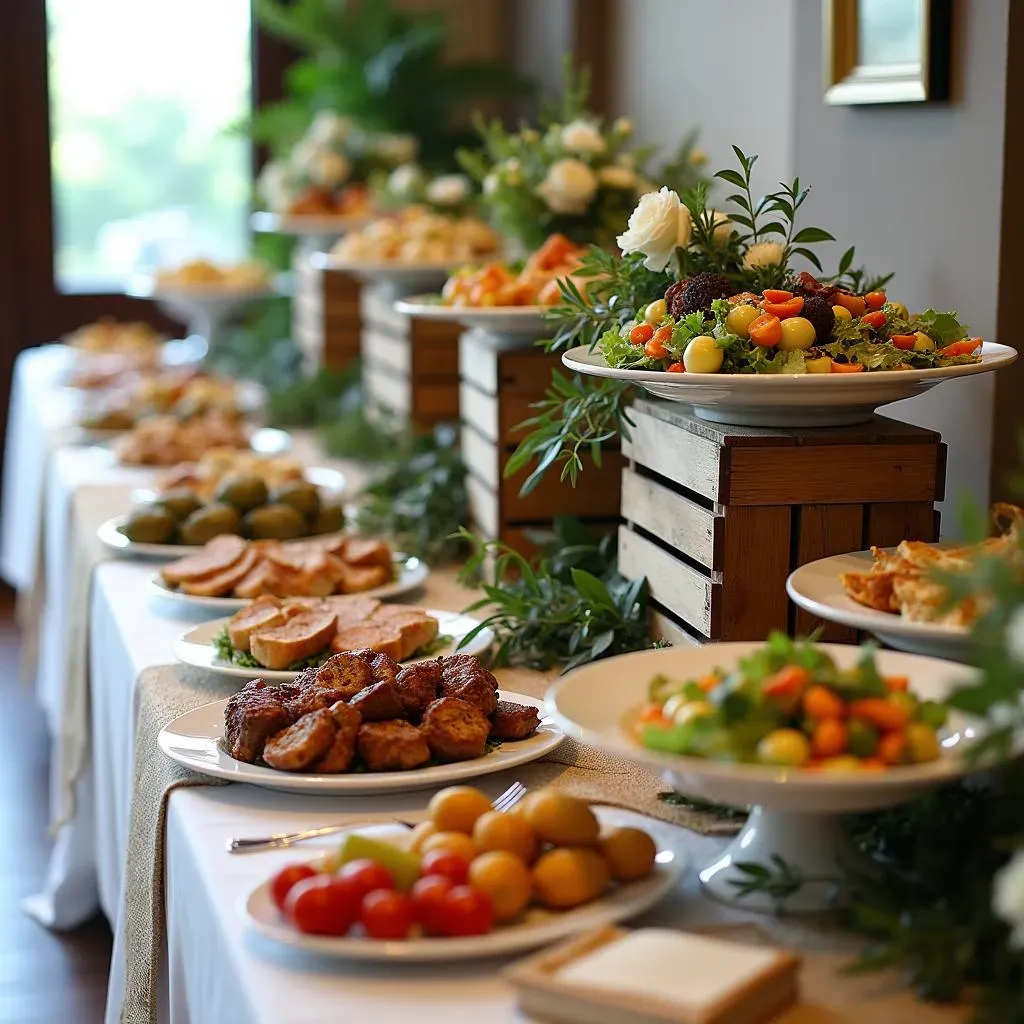 Making Your Own Wedding Buffet Look Good (and Get Great Pictures)