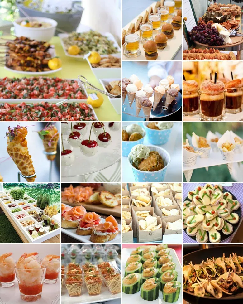 Making Your Wedding Finger Food Buffet Memorable
