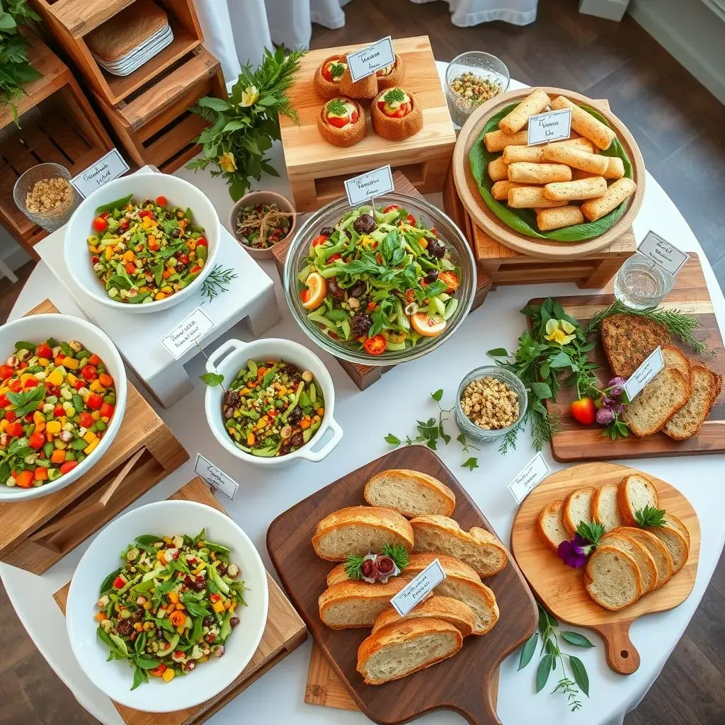 Making Your Wedding Lunch Buffet Look Incredible