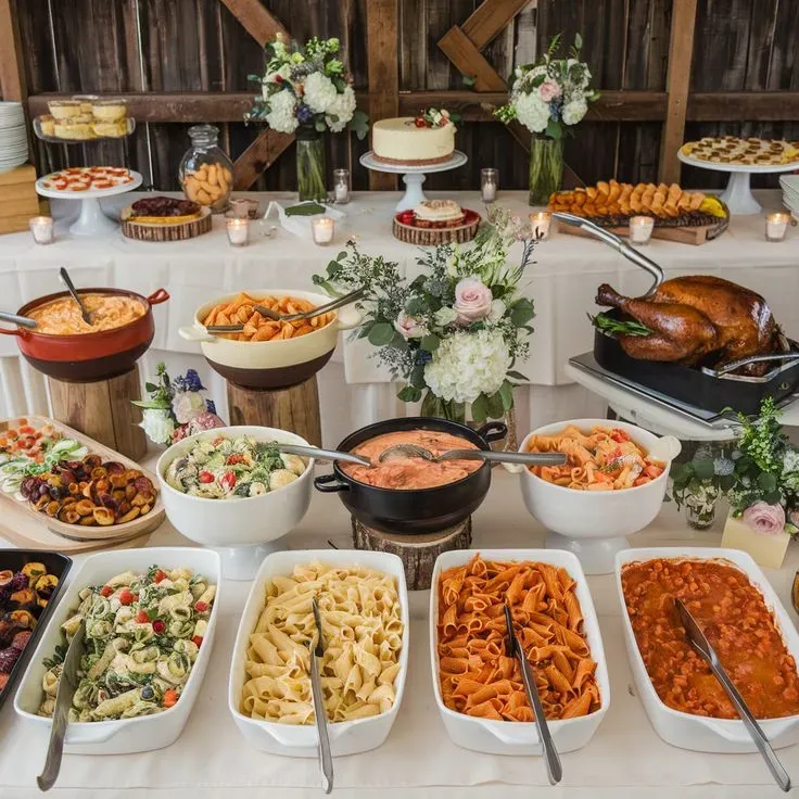 Making Your Wedding Pasta Buffet Stand Out