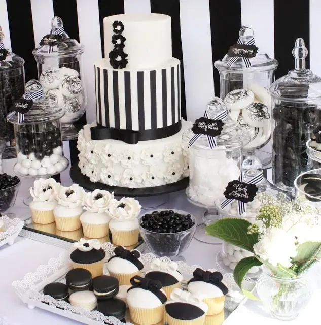 MustHave Candies for Your Black and White Candy Buffet Ideas