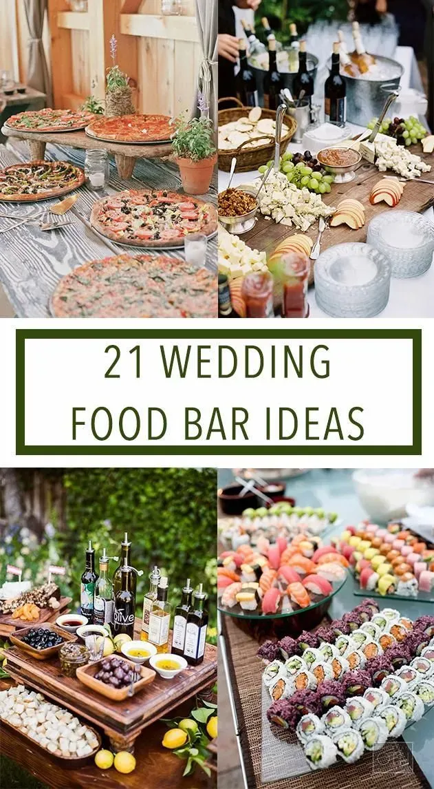 Impressive outdoor wedding buffet menu ideas for a Dream Day