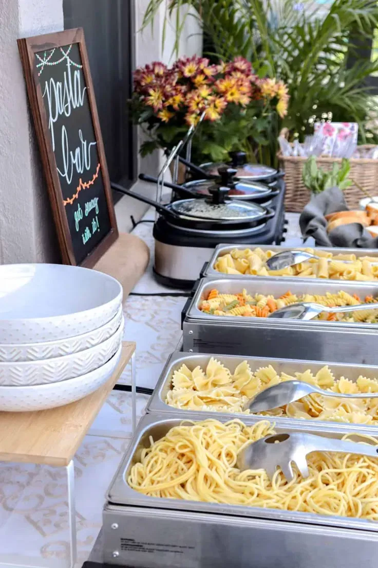 Affordable & brilliant pasta buffet ideas for wedding