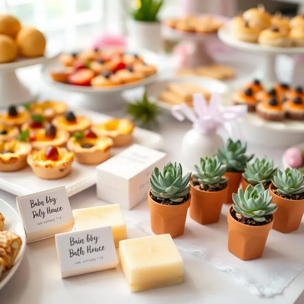 Personal Touches and Favors for Your Baby Shower Buffet Brunch