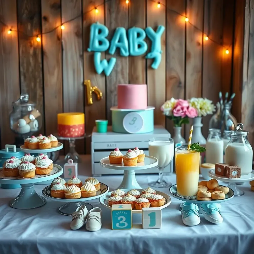 Personalizing Your Baby Shower Buffet and Milk Bar