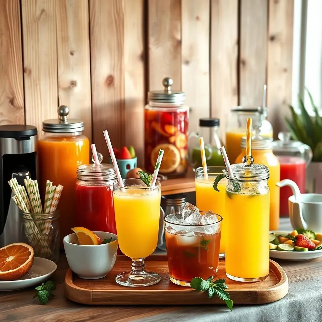 Pinterest Brunch Buffet Bliss: Drinks and Delightful Details