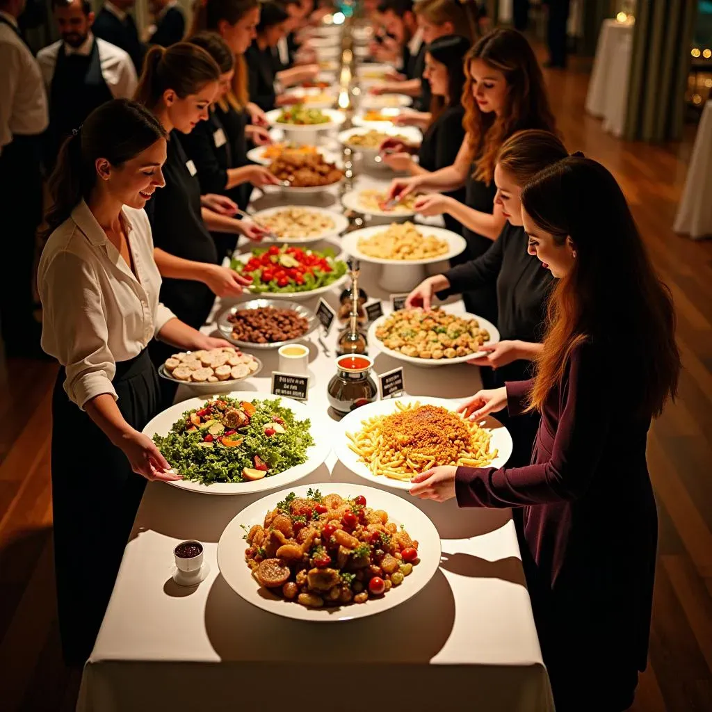 Planning Logistics for Your Wedding Buffet Ideas