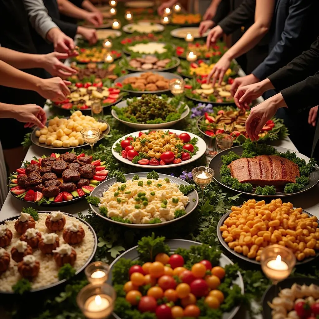 Planning Logistics: How Much Food for Your Wedding Buffet Menu?
