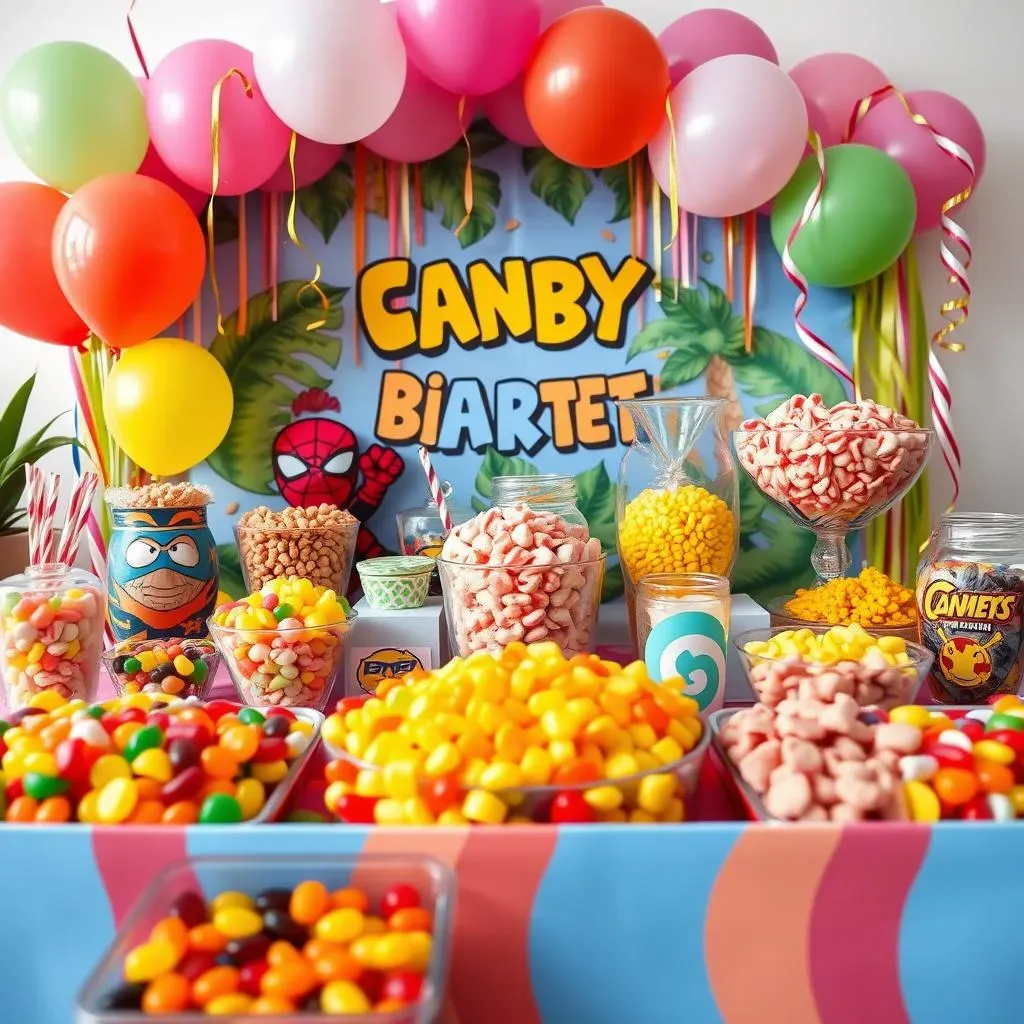 Planning Your DIY Candy Buffet Setup: Theme, Colors, and Candy Selection