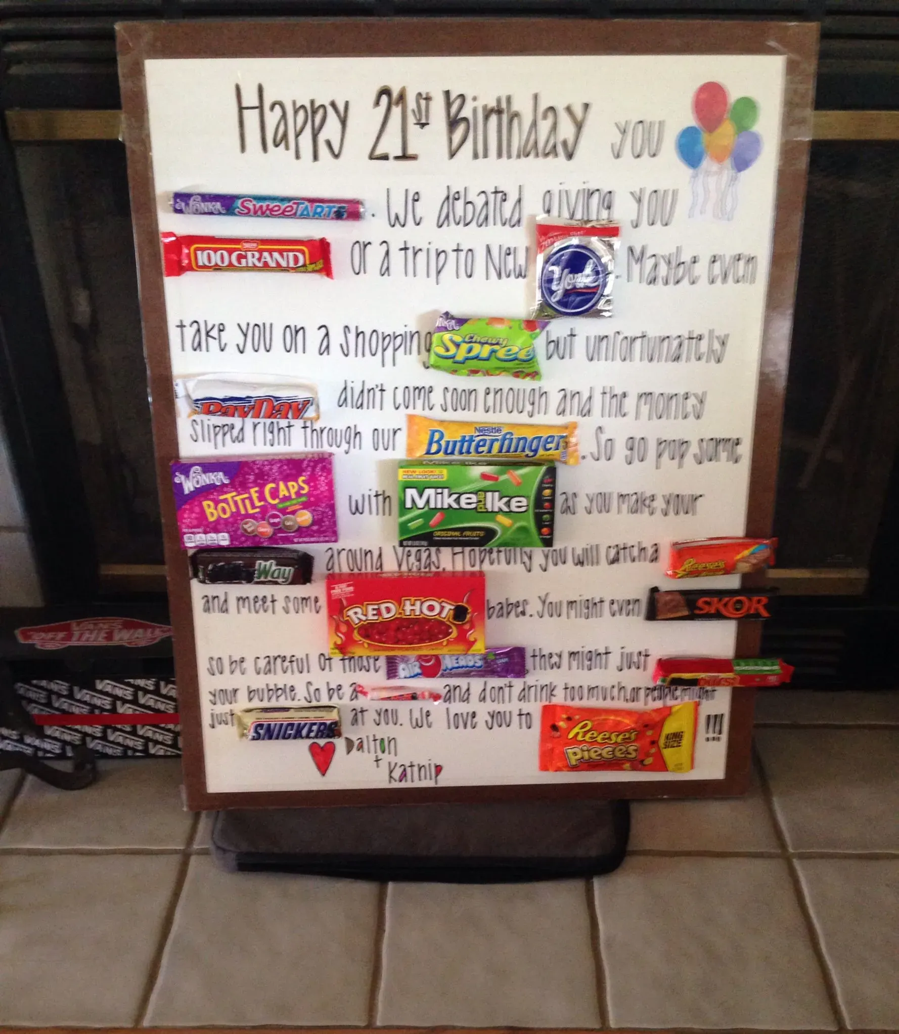 Planning Your Epic Candy Bar for a 21st Birthday