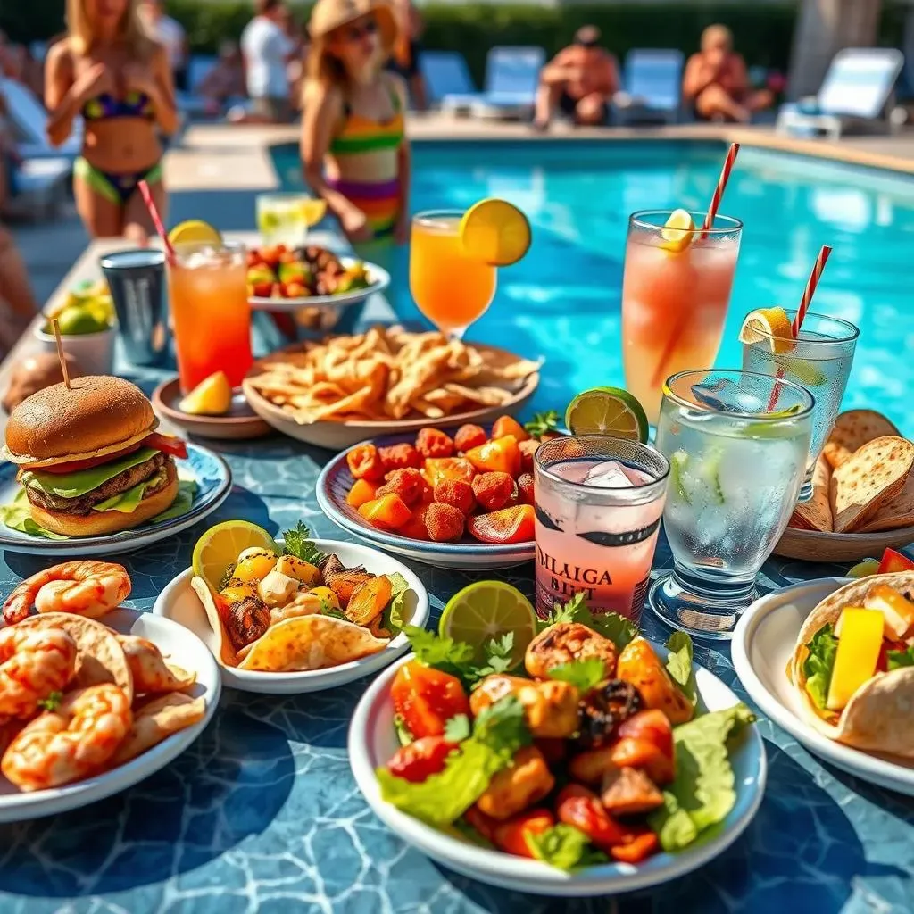 Pool Party Buffet Ideas: Combining Food and Drinks